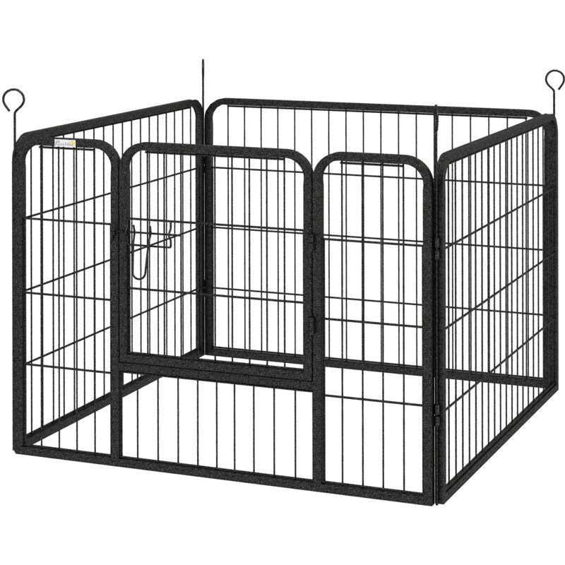 immagine 0 del prodotto pawhut box per cani pieghevole in metallo da interno ed esterno