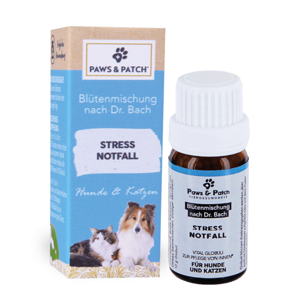 foto del prodotto paws &amp; patch allarme stress complemento alimentare per cani &amp; gatti - set%: 2 x 10 g