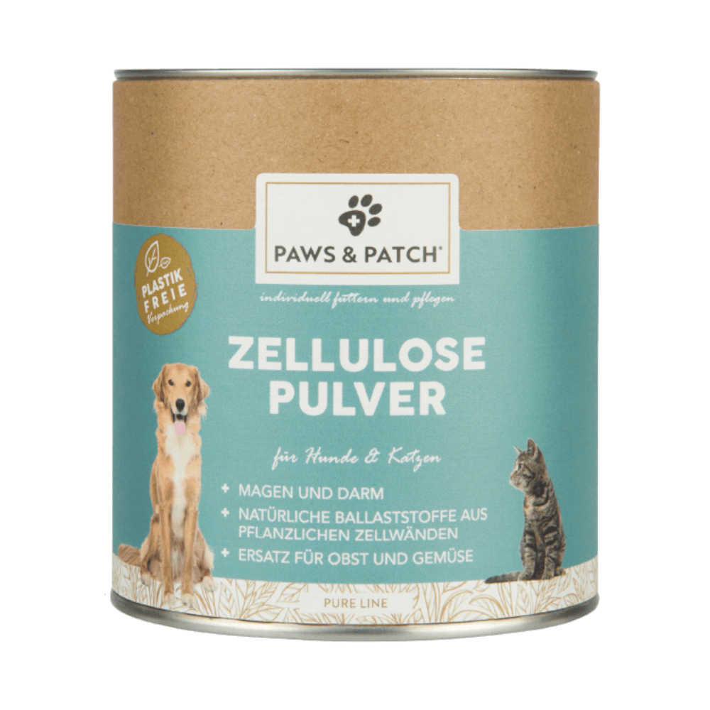 foto del prodotto paws &amp; patch cellulosa in polvere complemento alimentare - set%: 2 x 150 g
