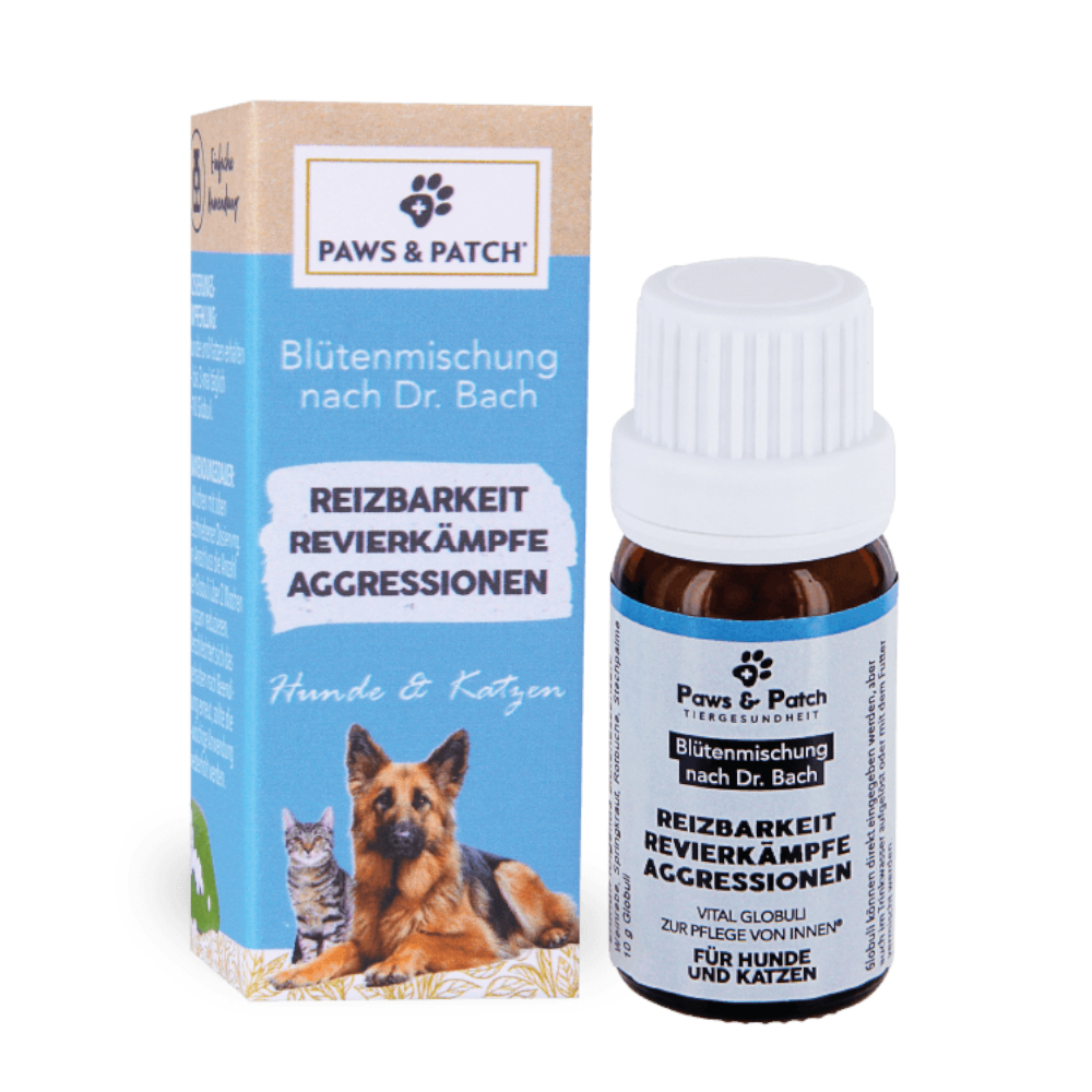 foto del prodotto paws &amp; patch irritabilità, difesa territorio &amp; aggressività cani &amp; gatti - 10 g