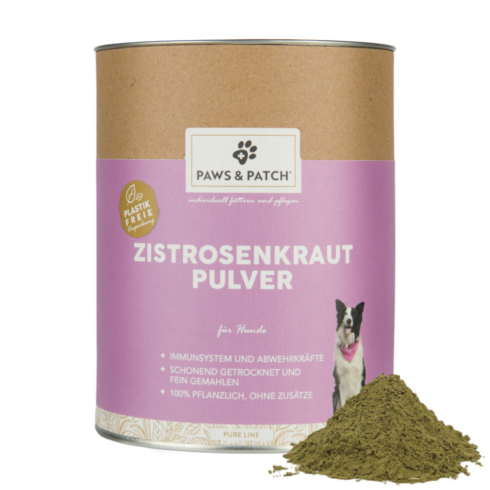 foto del prodotto paws patch cisto rosso in polvere complemento alimentare per cani 250 g