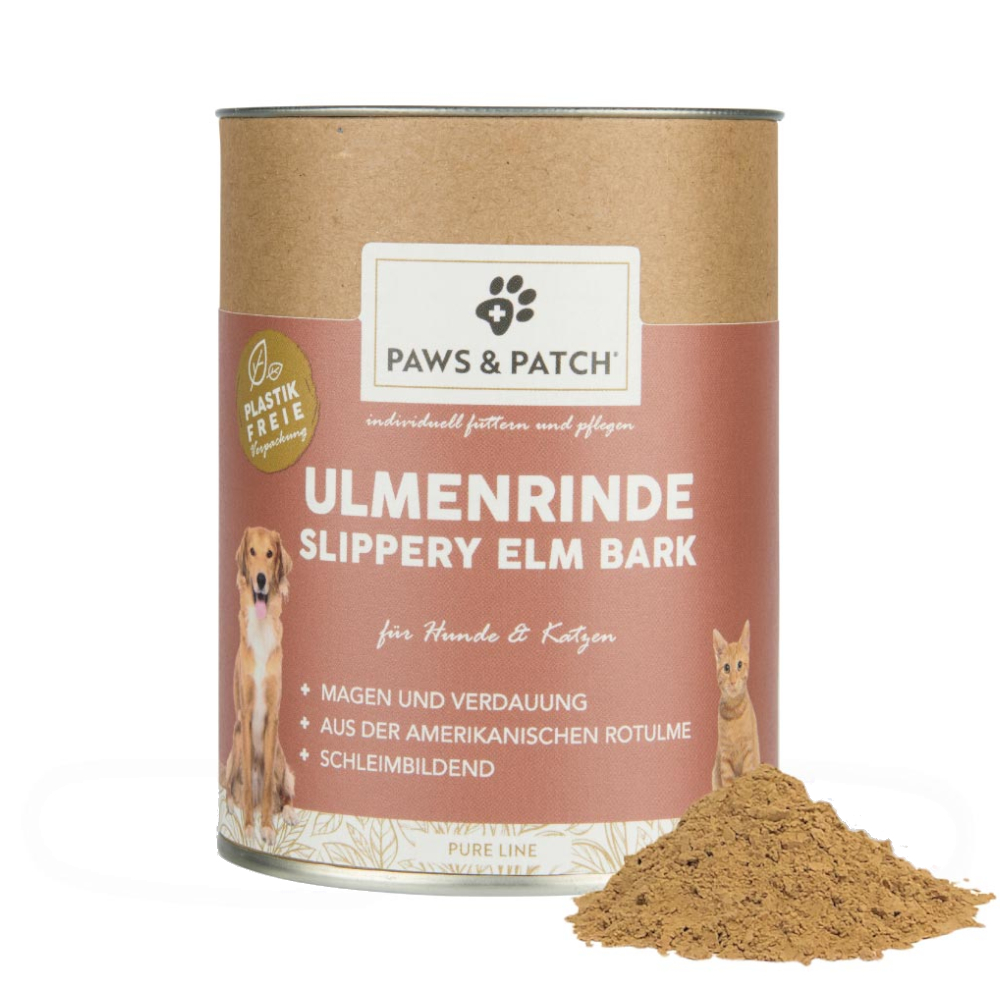 foto del prodotto paws patch slippery elm bark corteccia di olmo complemento alimentare - set 2 x 100 g