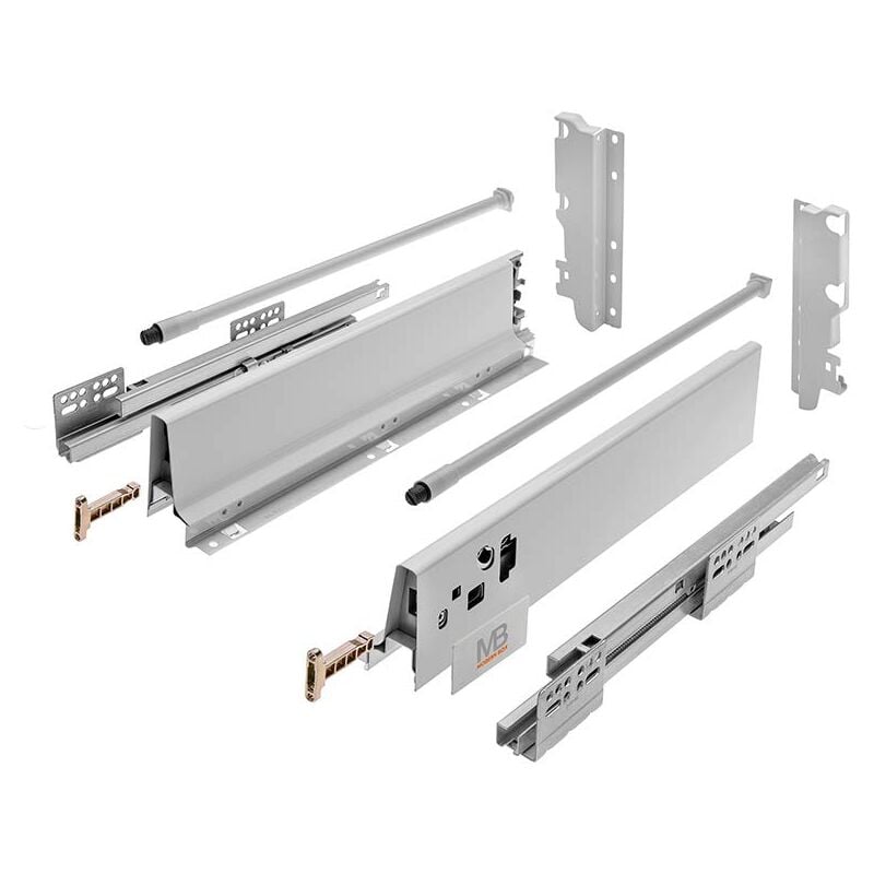 foto del prodotto pb d kpl450c cassetto, grigio, l 450mm h 210 mm gtv