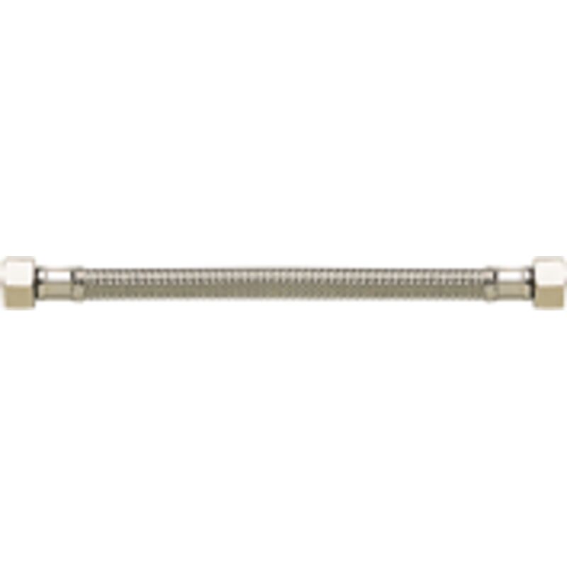 foto del prodotto pbtub treccia flessibile in acciaio inox serie plus sanitario 8mm femmina femmina pari 12x17 l300mm