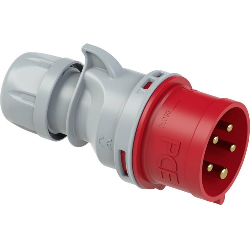 foto del prodotto pce 025 6tt connettore maschio cee 32 a 5 poli 400 v 1 pz.