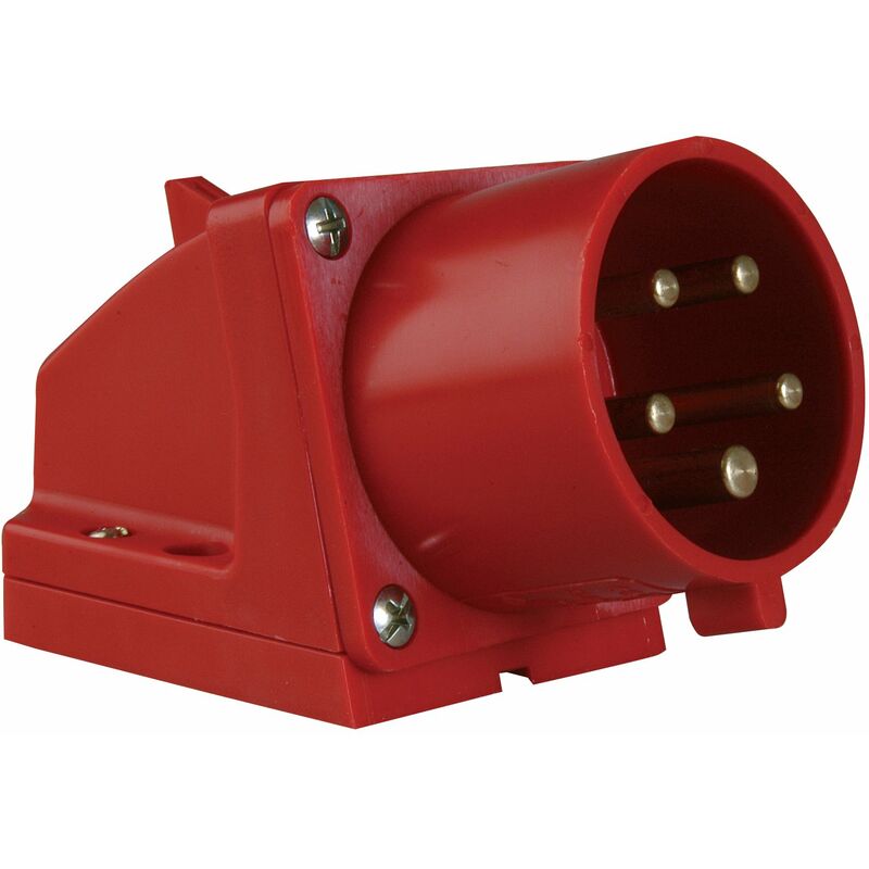 foto del prodotto pce 47407l spina da parete cee, 32 a, 5 poli, colore rosso
