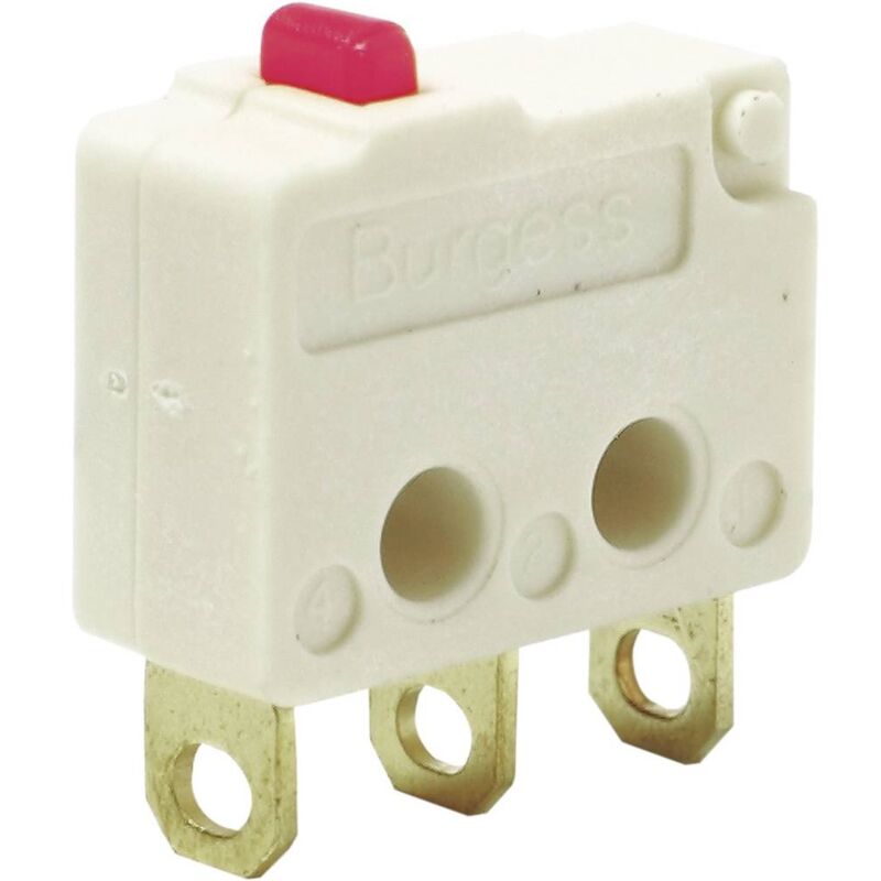 foto del prodotto pce burgess f4t7y1ul microinterruttore f4t7y1ul 250 v ac 5 a 1 x on on ip40 momentaneo 1 pz.