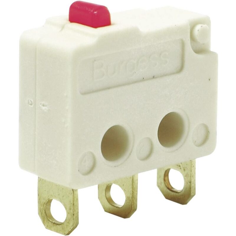 foto del prodotto pce burgess f4t7ycul microinterruttore f4t7ycul 250 v ac 5 a 1 x on on ip40 momentaneo 1 pz.