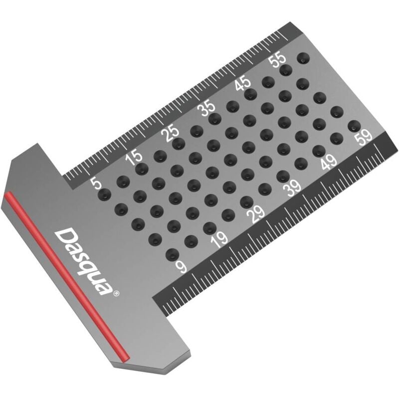 foto del prodotto pce dasqua 1804 5661 righello a t per marcatura tascabile 58 mm 79 mm lega di alluminio 1 pz.