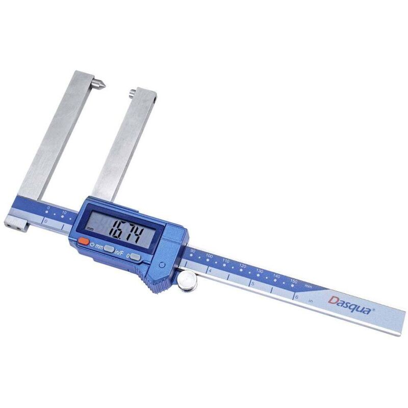 foto del prodotto pce dasqua 2240 0006 calibro digitale del disco del freno 150 mm acciaio inox 1 pz.