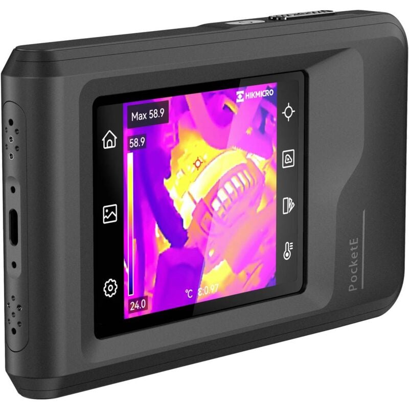foto del prodotto pce hikmicro pockete termocamera 20 fino a 350 c 96 x 96 pixel 25 hz luce led integrata, wifi