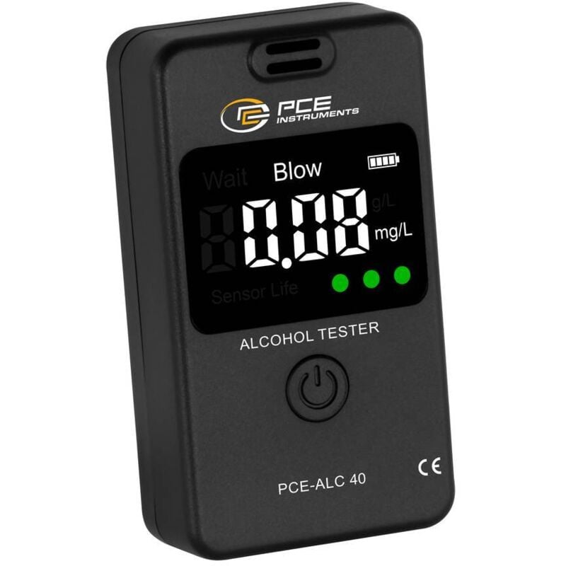 foto del prodotto pce instruments - pce-alc 40 etilometro incl. display, visualizzazione diverse unità