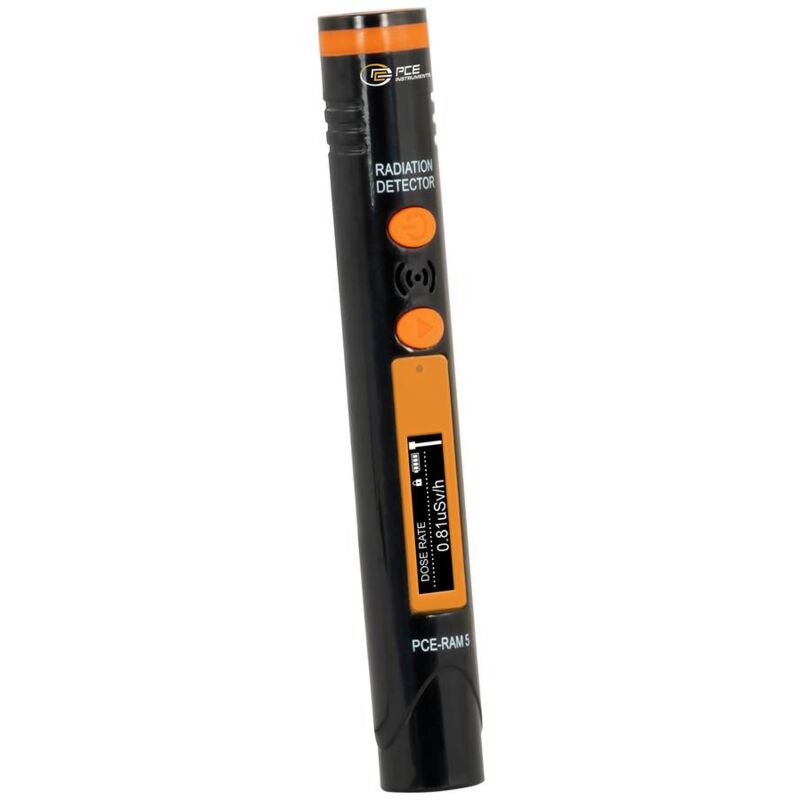 foto del prodotto pce instruments pce ram 5 contatore geiger m ller radiazione r ntgen, beta, gamma avvertimento acustico, segnalazione