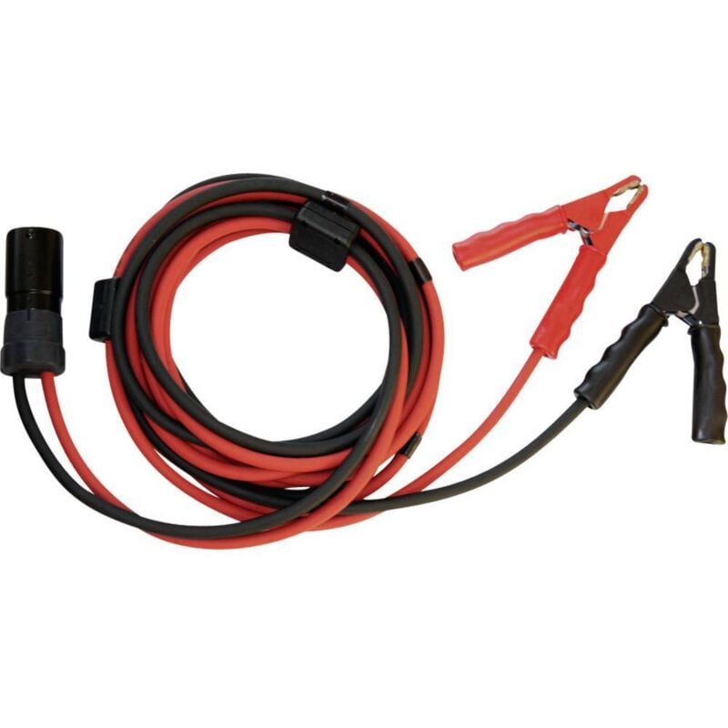 foto del prodotto pce set ts 170 cavi batteria per avviamento d emergenza 35 mm rame 5.00 m spina nato, con pinze in lamiera d acciaio, con