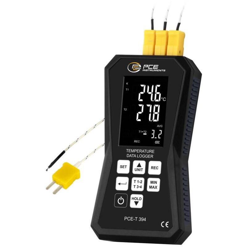 foto del prodotto pce t 394 pce t 394 data logger temperatura misura temperatura 200 fino a 1370 c funzione pdf pce instruments