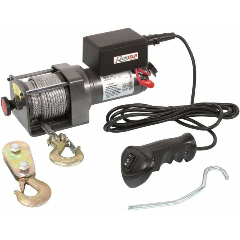 foto del prodotto pe12v 2500 argano elettrico da fissare 12 v, portata 1.100 2200 kg ribimex