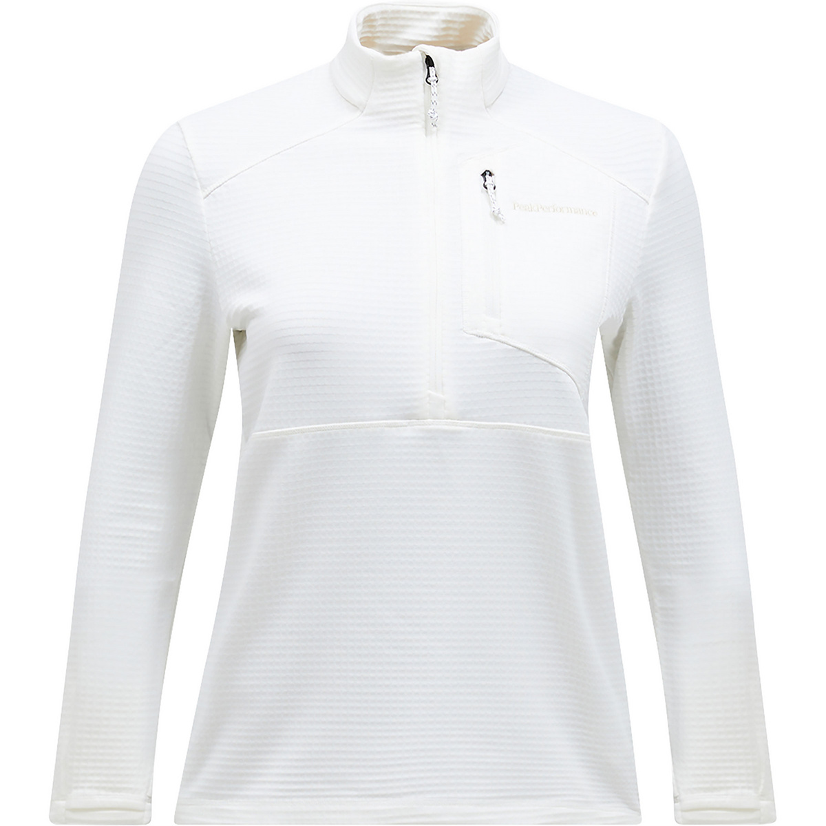 foto del prodotto peak performance donna pullover trail polartec half zip