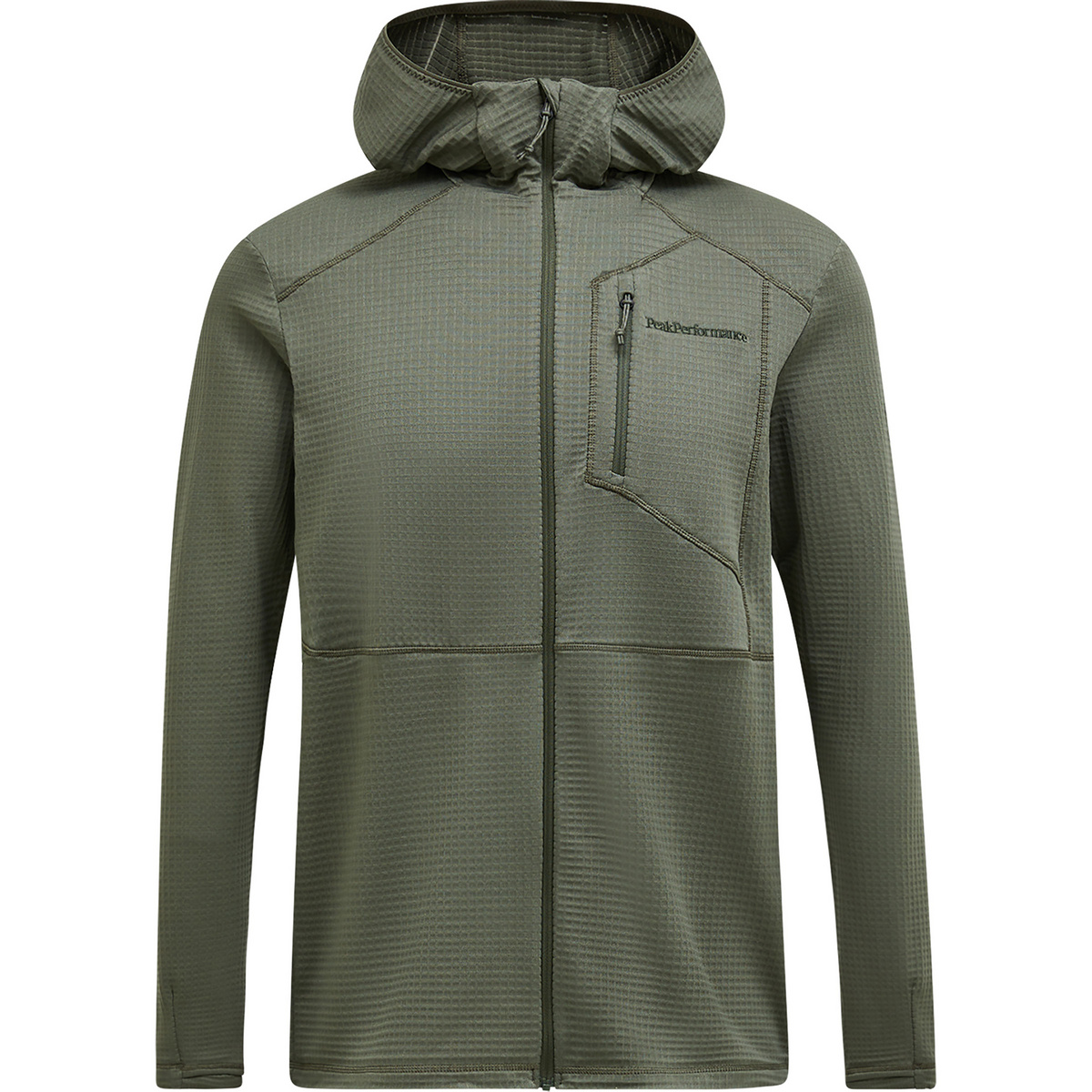 foto del prodotto peak performance uomo giacca trail polartec hoodie