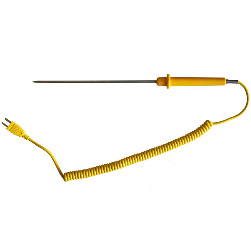 foto del prodotto peak tech typ k stab sonda di temperatura di 50 gradi c fino a 650 gradi c langer sonda di temperatura in 20 cm stab costruzione della forma con