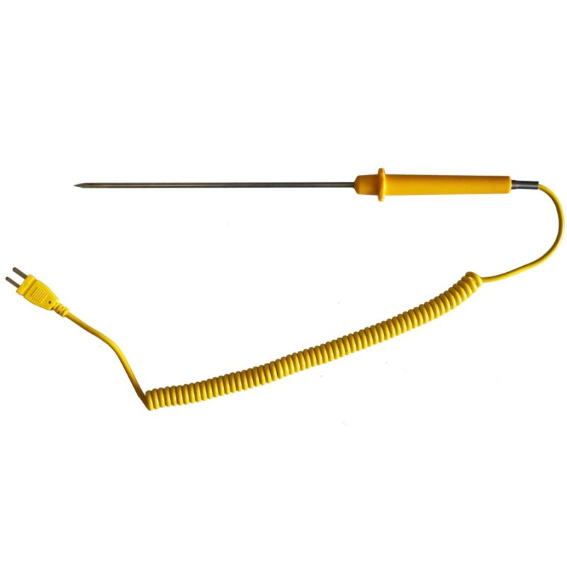 foto del prodotto peaktech peak tech typ k stab sonda di temperatura di 50 gradi c fino a 650 gradi c langer sonda di temperatura in 20 cm stab costruzione della
