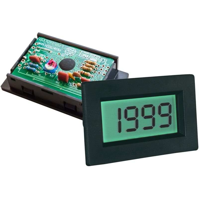 foto del prodotto peaktech voltmetro digitale da incasso amperometro 2000 conti, 1 pezzo, ldp 140