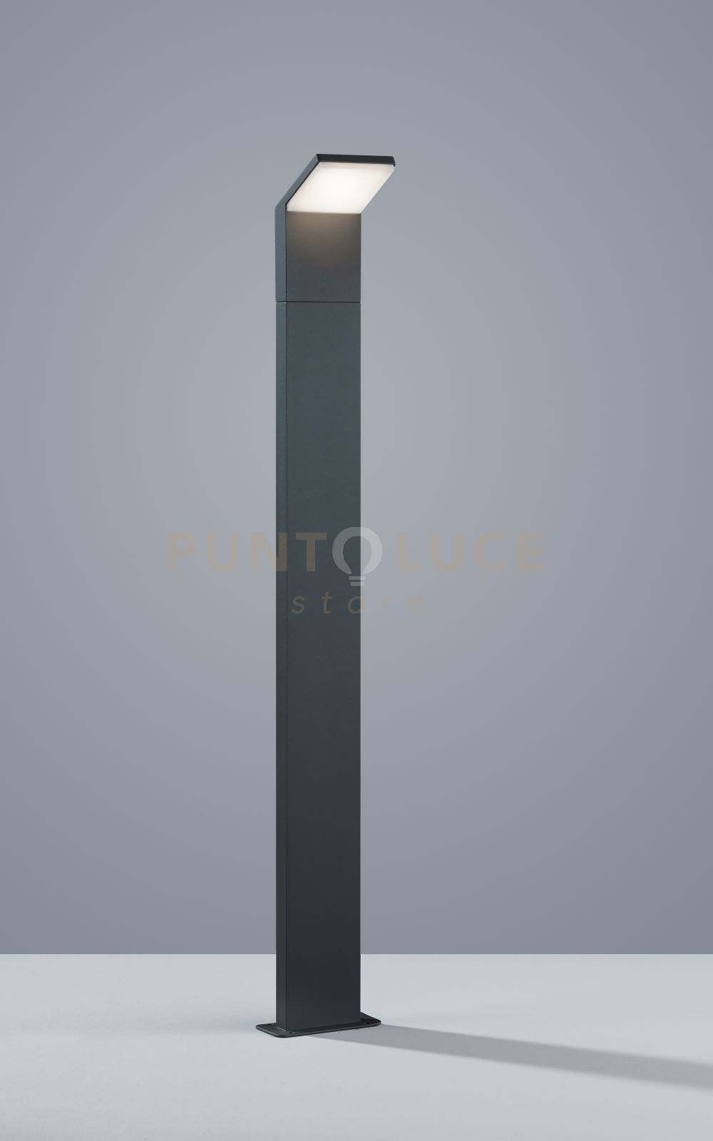 foto del prodotto pearl palo basso led 8w 900lm, 3000k alluminio grigio antrcite cm100 ip54