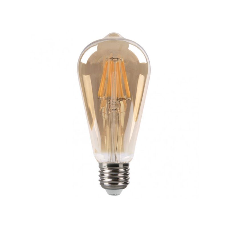 foto del prodotto pebetero lampadina decorativa led pebetero stile classico. 8w 750lm 2700k 30.000 ore amabar fabrilamp