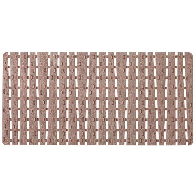foto del prodotto pedana doccia antiscivolo 40 x 80 tortora in plastica