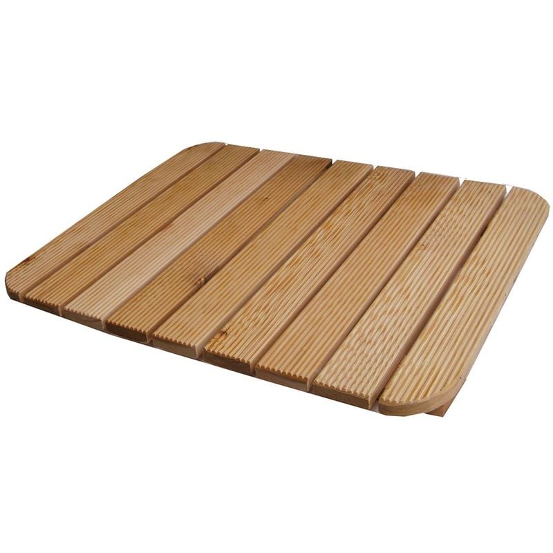 foto del prodotto pedana doccia antiscivolo 55 x 68 con spigoli arrotondati per piatto doccia 70x90