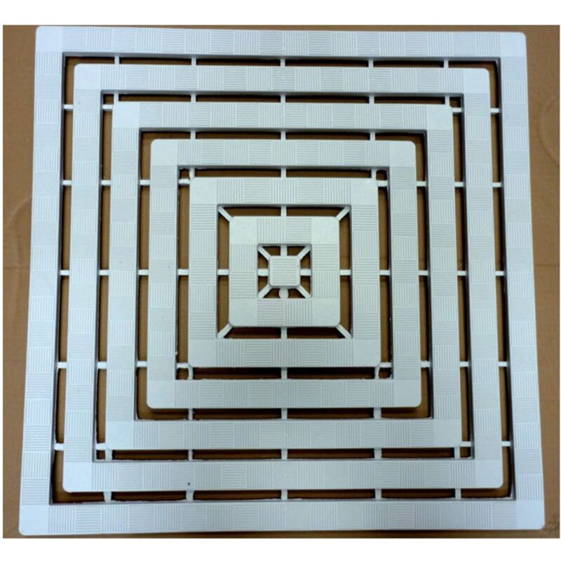 foto del prodotto pedana doccia in plastica colore bianco cm. 59x59 1 pz