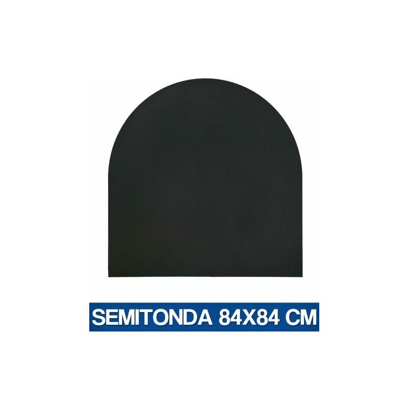 foto del prodotto pedana piastra salvapavimento copripavimento 2 mm per stufe camini v misu 35410v semitonda cm 84x84 35411 