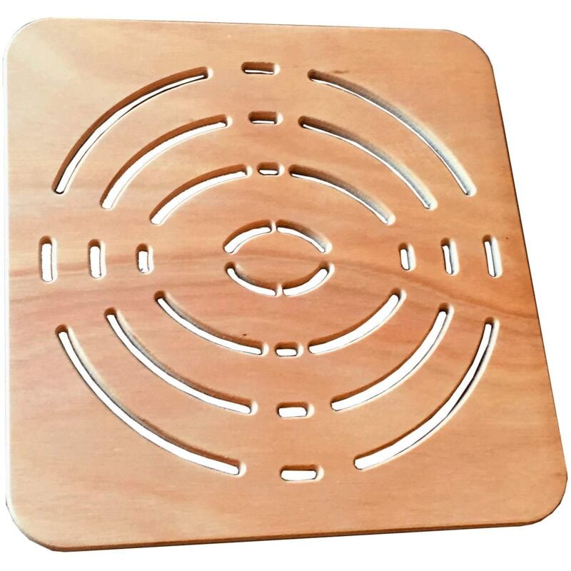 foto del prodotto pedana piatto doccia 50 x 50 cm legno marino quadrata antiscivolo castel merlino