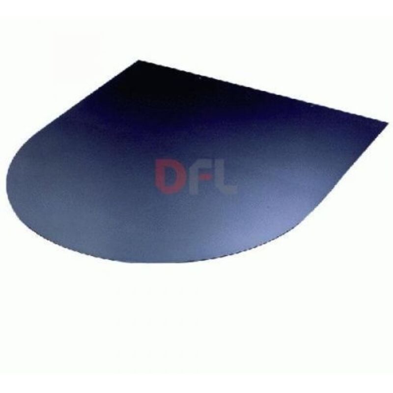 foto del prodotto pedana salvapavimento per stufa in acciaio nero cm 60x80 spessore 2 mm