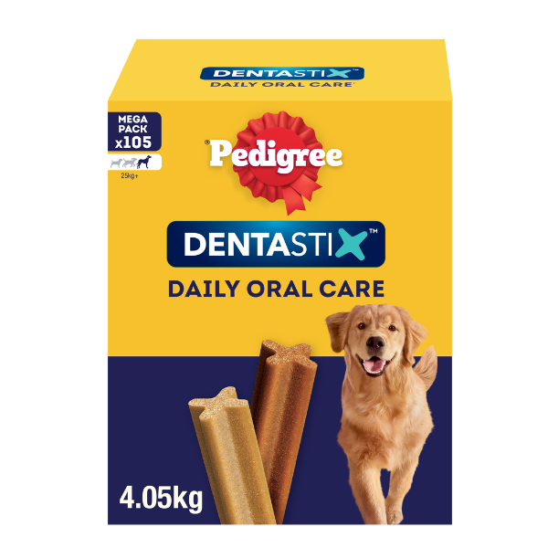 foto del prodotto pedigree dentastix large snack per l'igiene orale - 105 pezzi - large - 1 ordine scegli tra bzr5 / bzr20 + 200 pt fedeltà