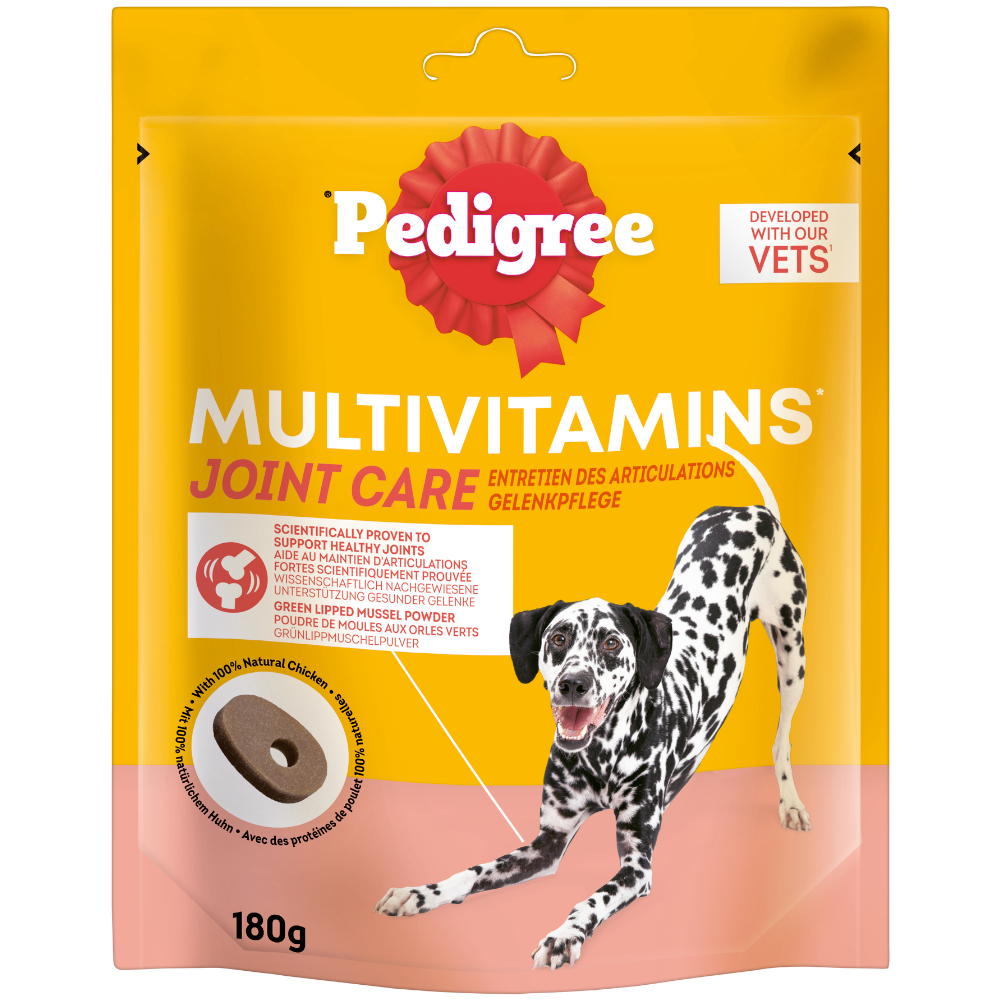 foto del prodotto pedigree multivitamins articolazioni per cani 180 g