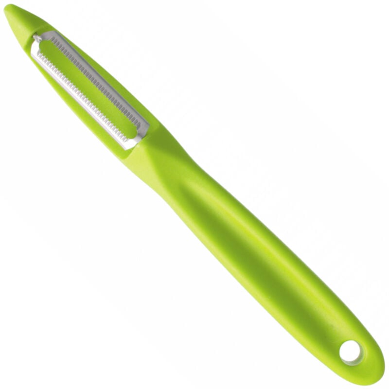 foto del prodotto pelapatate universale, pelapatate seghettato, lunghezza 175 mm - verde