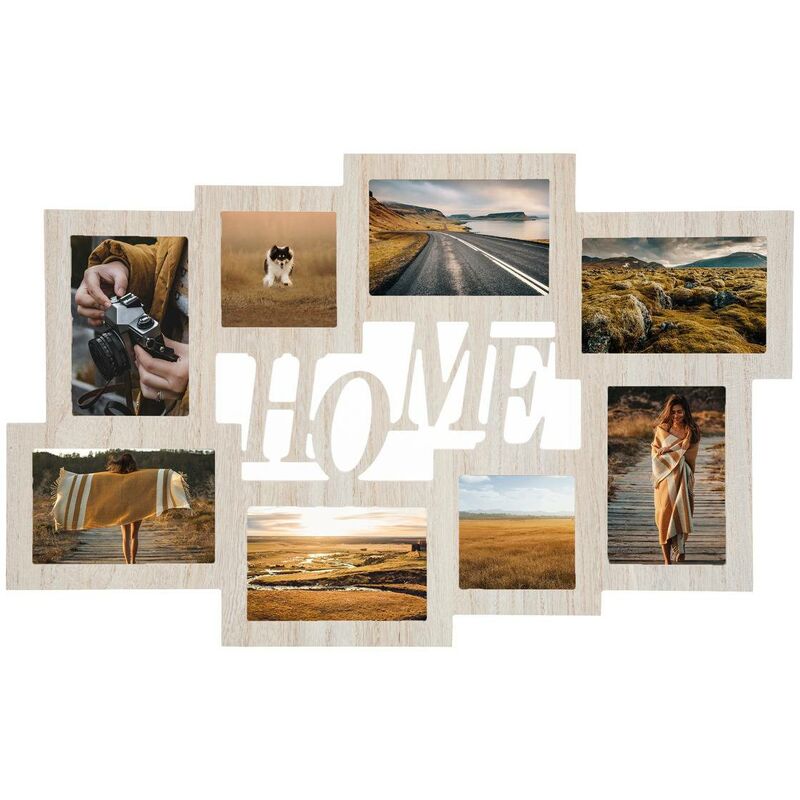 foto del prodotto pell mell in legno maeva 8 foto h38,5cm atmosphera cr ateur d int rieur