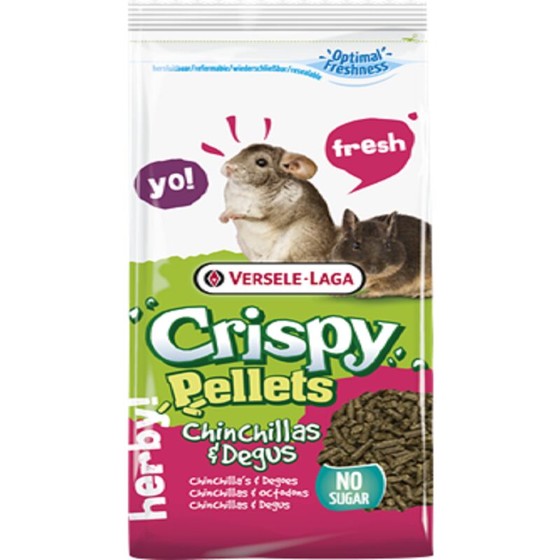 foto del prodotto pellet croccanti chinchillas degus 1 kg