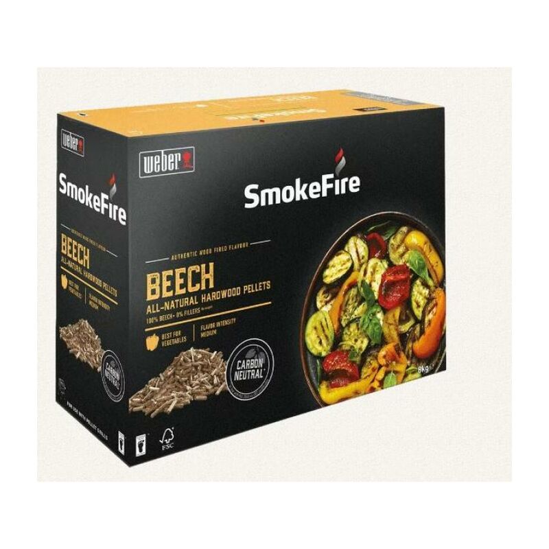 foto del prodotto pellet di legno weber 18292 faggio 8kg