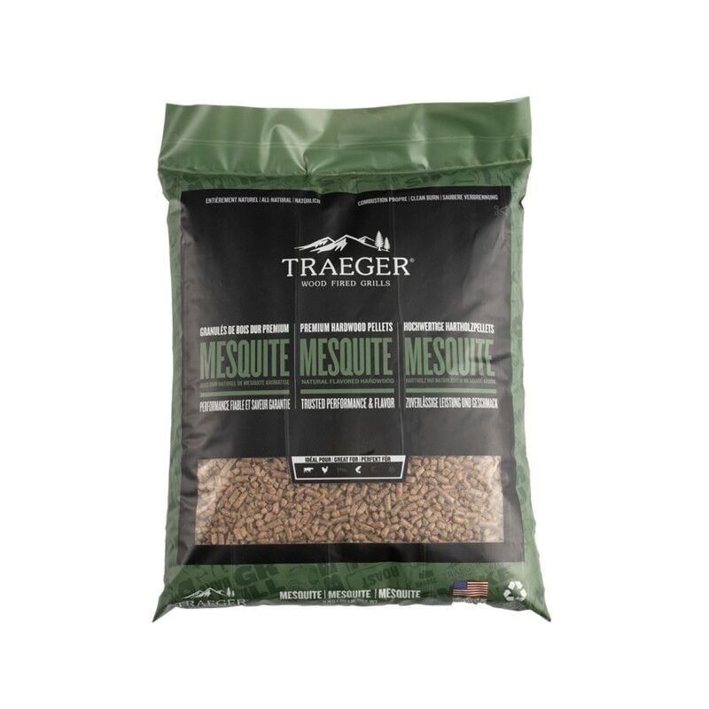 foto del prodotto pellet mesquite 9kg traeger per bbq