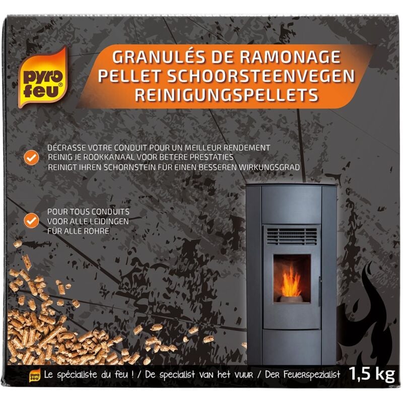foto del prodotto pellett di pulizia pyrofeu 1,5 kg