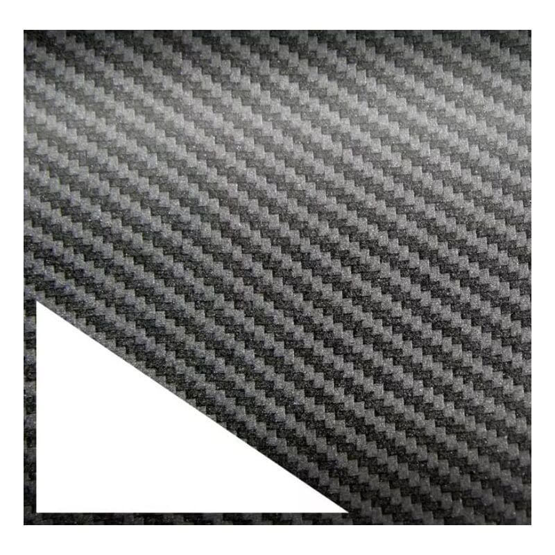 foto del prodotto pellicola adesiva 3d effetto carbonio antracite apa made in italy car wrapping h150 misura 150cm x 100cm