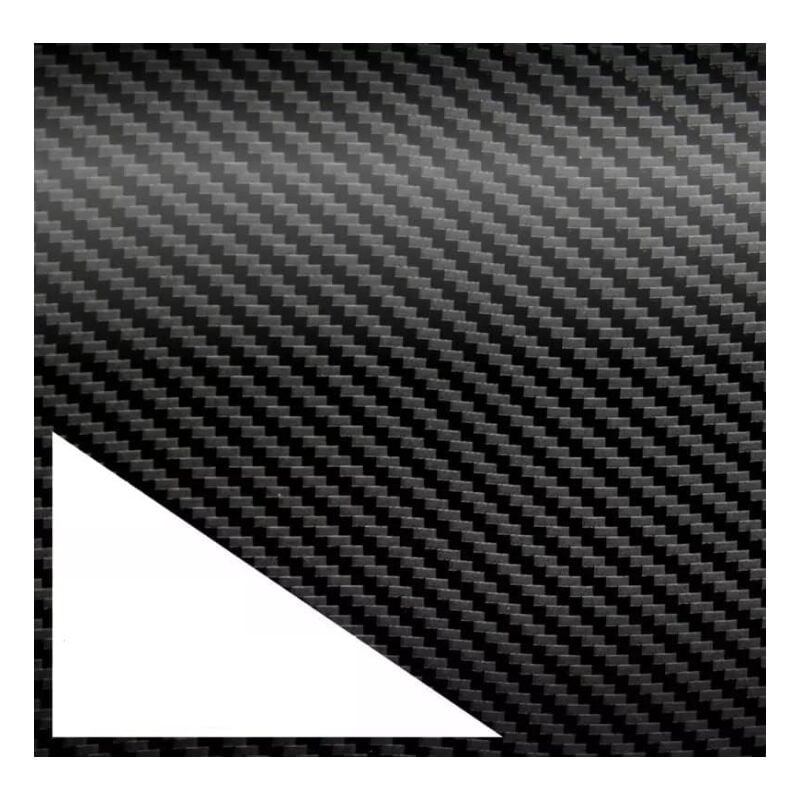 foto del prodotto pellicola adesiva 3d effetto carbonio nero apa made in italy car wrapping h150 misura 150cm x 100cm