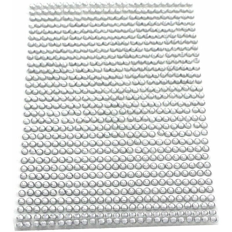 foto del prodotto pellicola adesiva a strass con 1000 cristalli diamanti ognuno da 4mm per decorazione