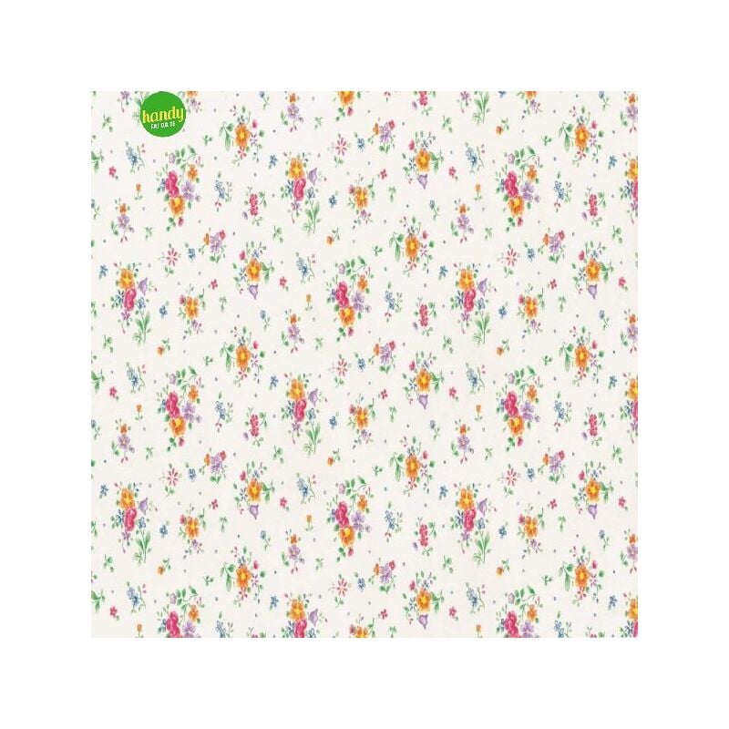 foto del prodotto pellicola adesiva d-c-fix fiori bianco cm45 x 200