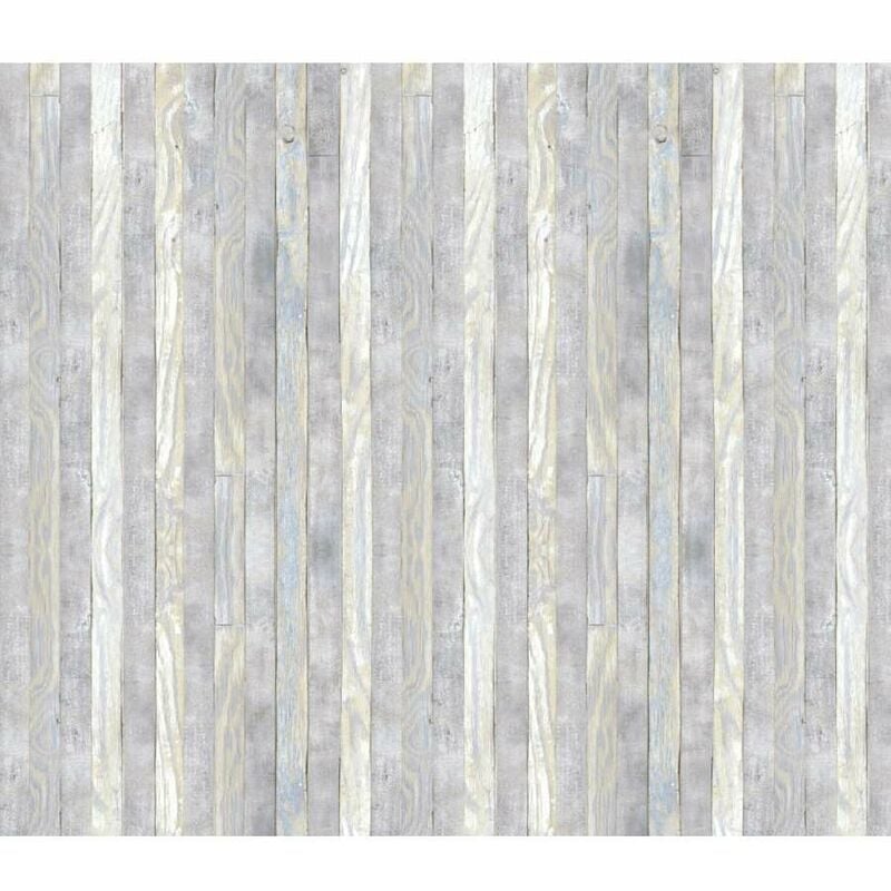 foto del prodotto pellicola adesiva decorativa legno listelli grigio