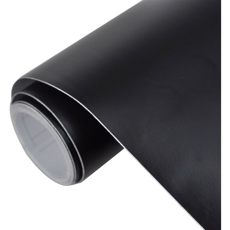 foto del prodotto pellicola adesiva nero opaco per car wrapping e tuning auto e moto. antigraffio misura 152cm x 50cm