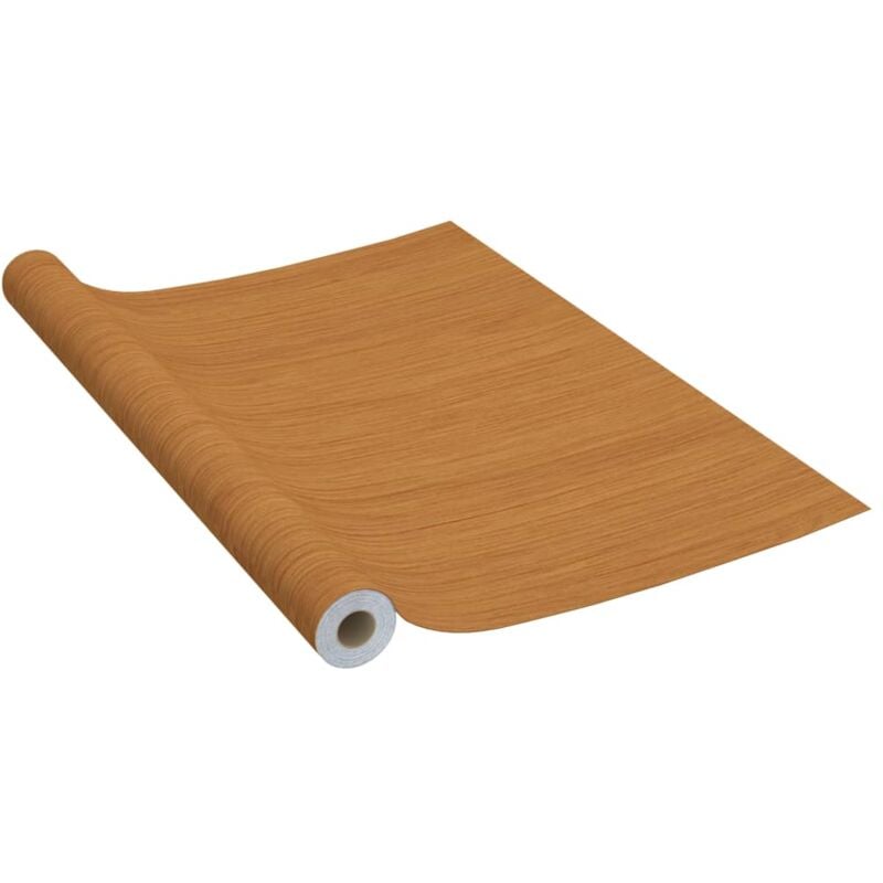 foto del prodotto pellicola autoadesiva per mobili rovere chiaro 500x90 cm pvc dec022136