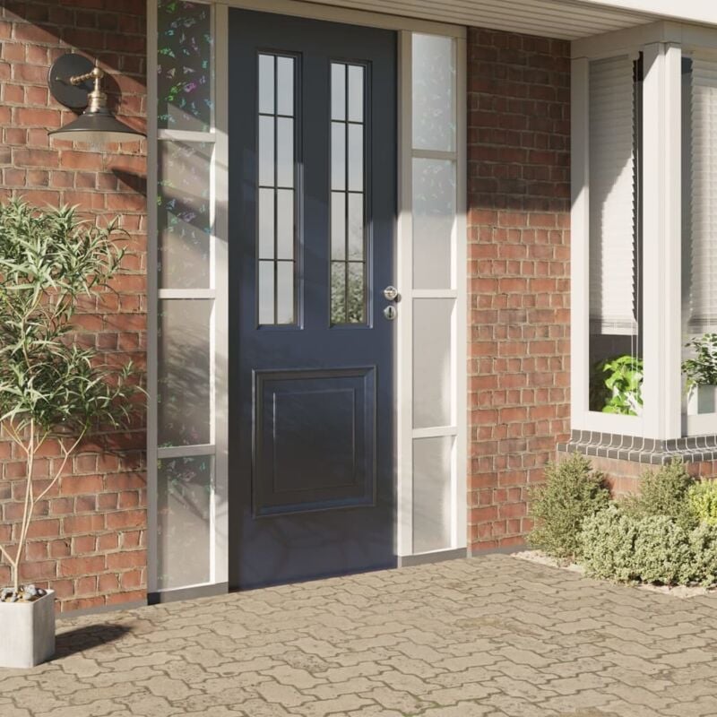 foto del prodotto pellicola finestra smerigliata motivo arcobaleno 3d 45x1000 pvc vidaxl