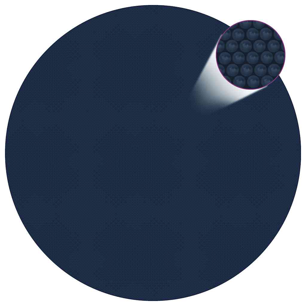 foto del prodotto pellicola galleggiante solare pe per piscina 488 cm nero e blu cod mxl 54799